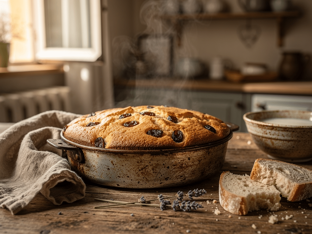 gâteau de pain grand-mère