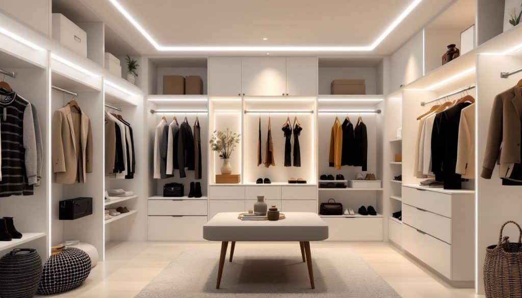 découvrez nos conseils pratiques pour bien éclairer votre dressing et obtenir un rendu lumineux optimal, alliant fonctionnalité et esthétique.