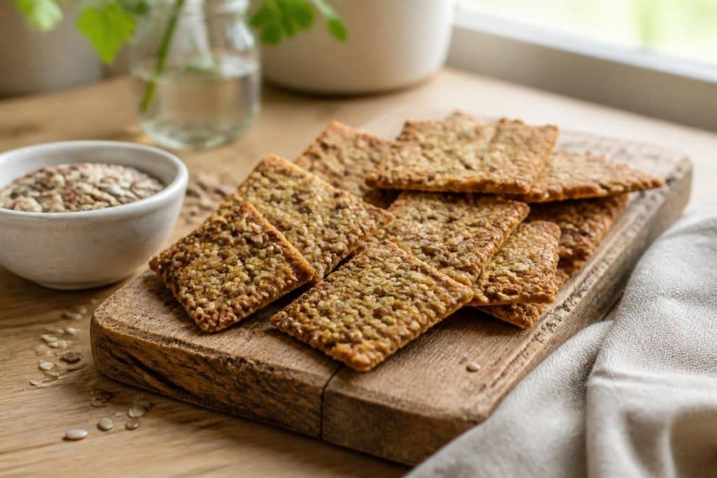 découvrez une recette facile et rapide pour préparer des crackers maison aux graines, parfaits pour un en-cas sain et gourmand.
