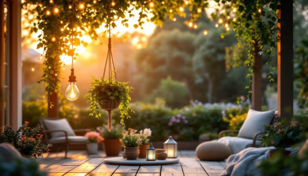 découvrez nos idées et inspirations tendances de décorations suspendues pour extérieur, pour créer une ambiance chaleureuse et originale dans votre jardin ou terrasse.