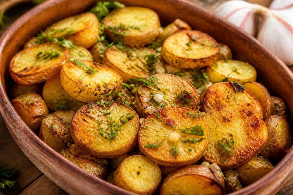 découvrez une recette simple et croustillante de pommes de terre sarladaises au four, parfaite pour un repas savoureux et facile à préparer.