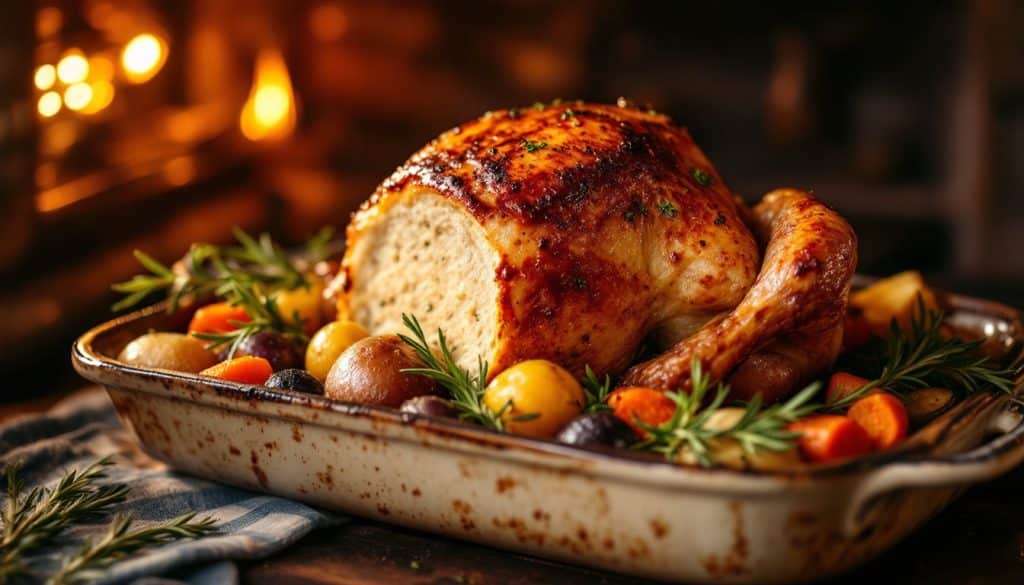 découvrez le temps de cuisson idéal pour un rôti de pintade farcie au four à 180°c, pour une viande tendre et savoureuse à chaque fois.