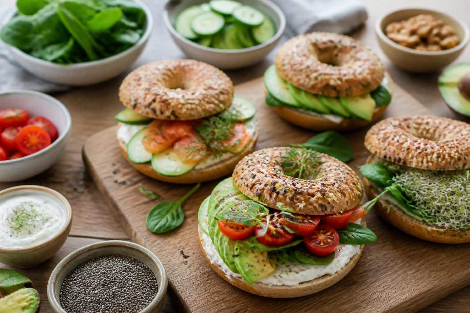 découvrez nos recettes de bagels healthy, faciles et rapides à préparer pour un repas savoureux et équilibré au quotidien.