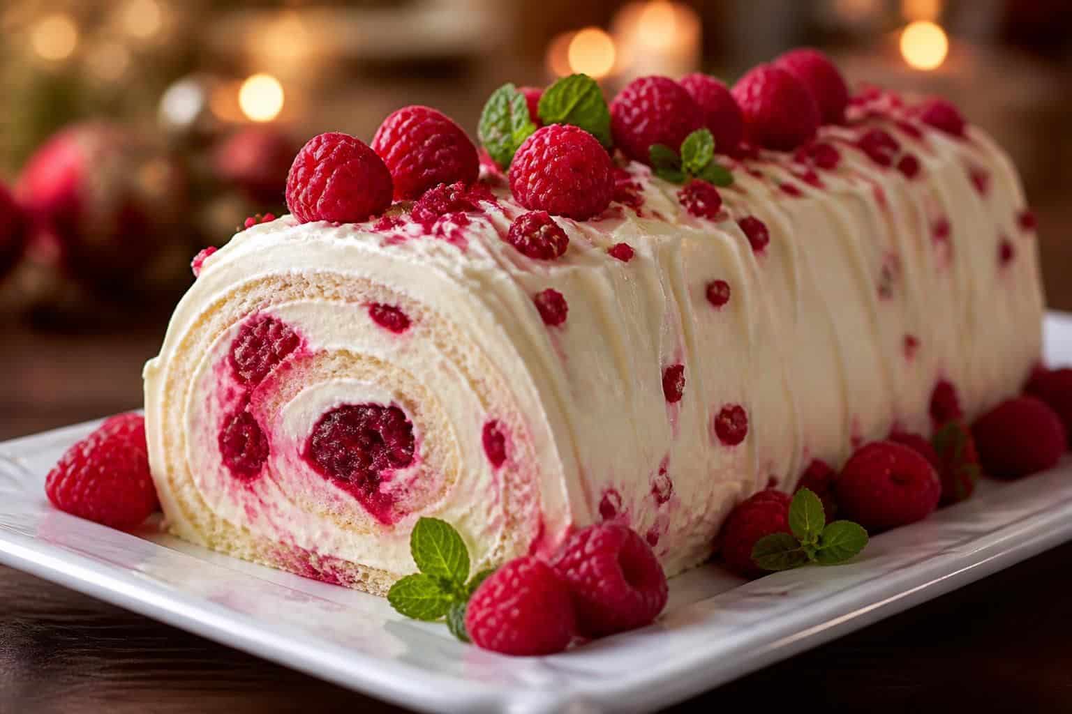 découvrez notre recette facile et gourmande de bûche vanille framboise, parfaite pour les fêtes. un dessert léger et savoureux qui ravira tous les palais.