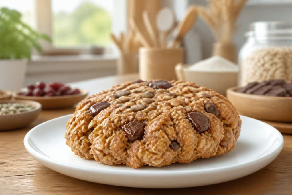 découvrez notre recette facile de cookie protéiné sans whey, moelleux et délicieux pour une collation saine et gourmande.