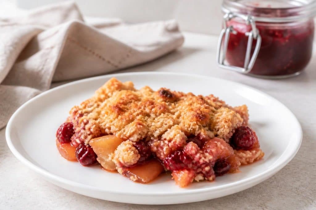 découvrez une recette facile et légère de crumble sans beurre, parfaite pour un dessert savoureux et sain en toute simplicité.