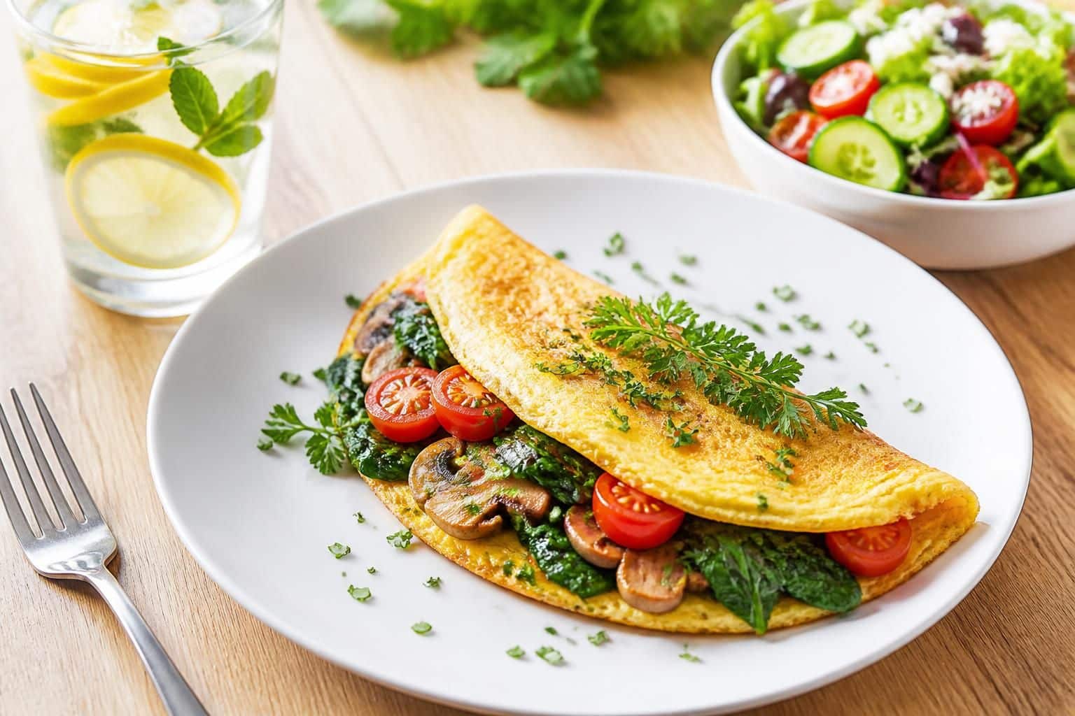 découvrez des recettes d'omelettes healthy simples et rapides pour bien manger au quotidien. idéales pour un repas équilibré, savoureux et facile à préparer.