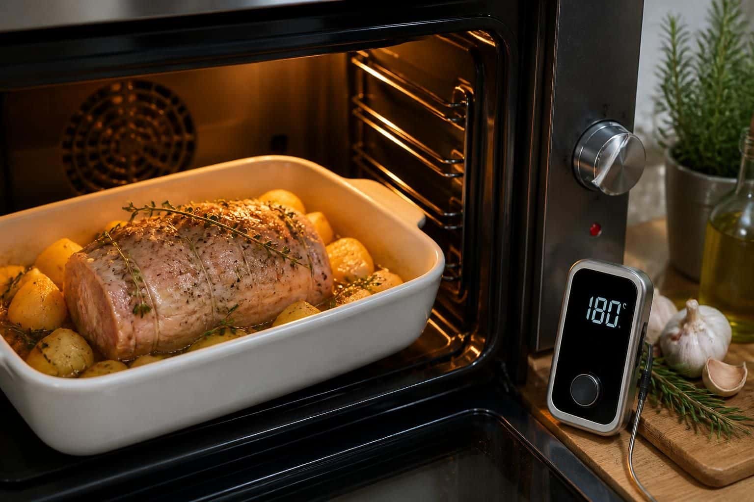 découvrez le temps de cuisson idéal et la température parfaite pour une rouelle de porc d'1kg au four, afin d'obtenir une viande tendre et savoureuse.